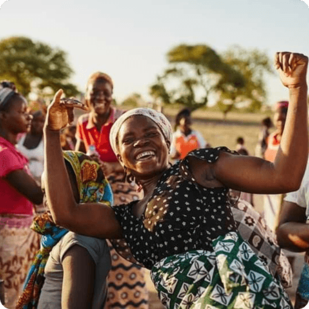 Trader Women celebrating their savings